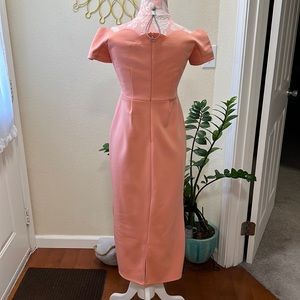 Coral Midi Dress